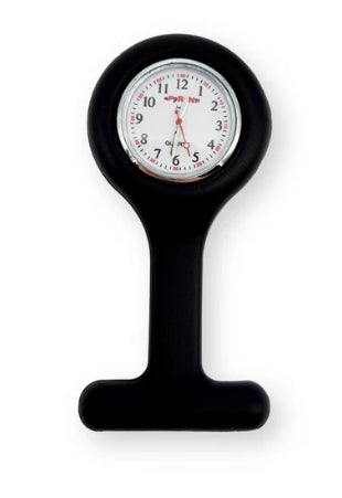 Montre De Poche Infirmière à Clip – Quartz Noir, Compacte, Pour Personnel Médical Et Étudiants