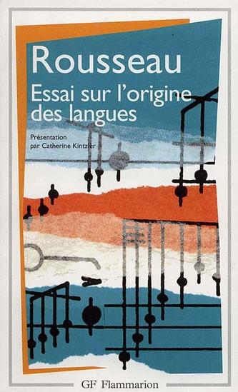 Essai sur l'origine des langues