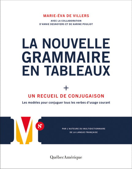 La Nouvelle grammaire en tableaux  8e edition