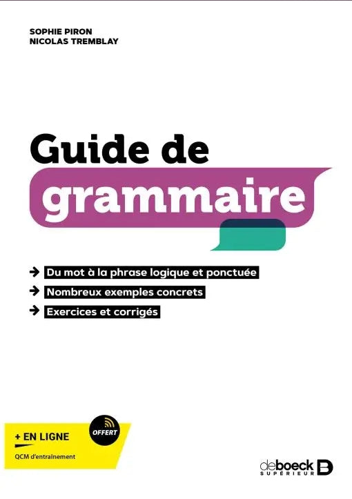 Guide de grammaire