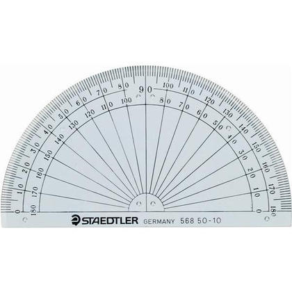 Rapporteur d'angle 180°