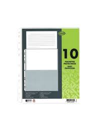 Pochette protectrices transparantes