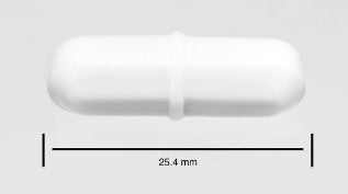 Barre Aimantée Agitateur Magnétique 70mm X 18mm Forme Olive Revêtement PTFE - Sourcing Map