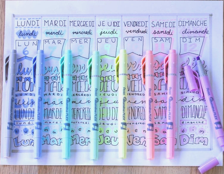 Ensemble Surligneur Illumina Flex pastels 8/pqt