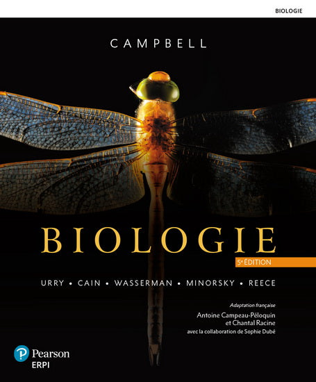 Biologie, Campbell, 5ed  ***AUCUN REMBOURSEMENT POUR VERSION NUMÉRIQUE ***